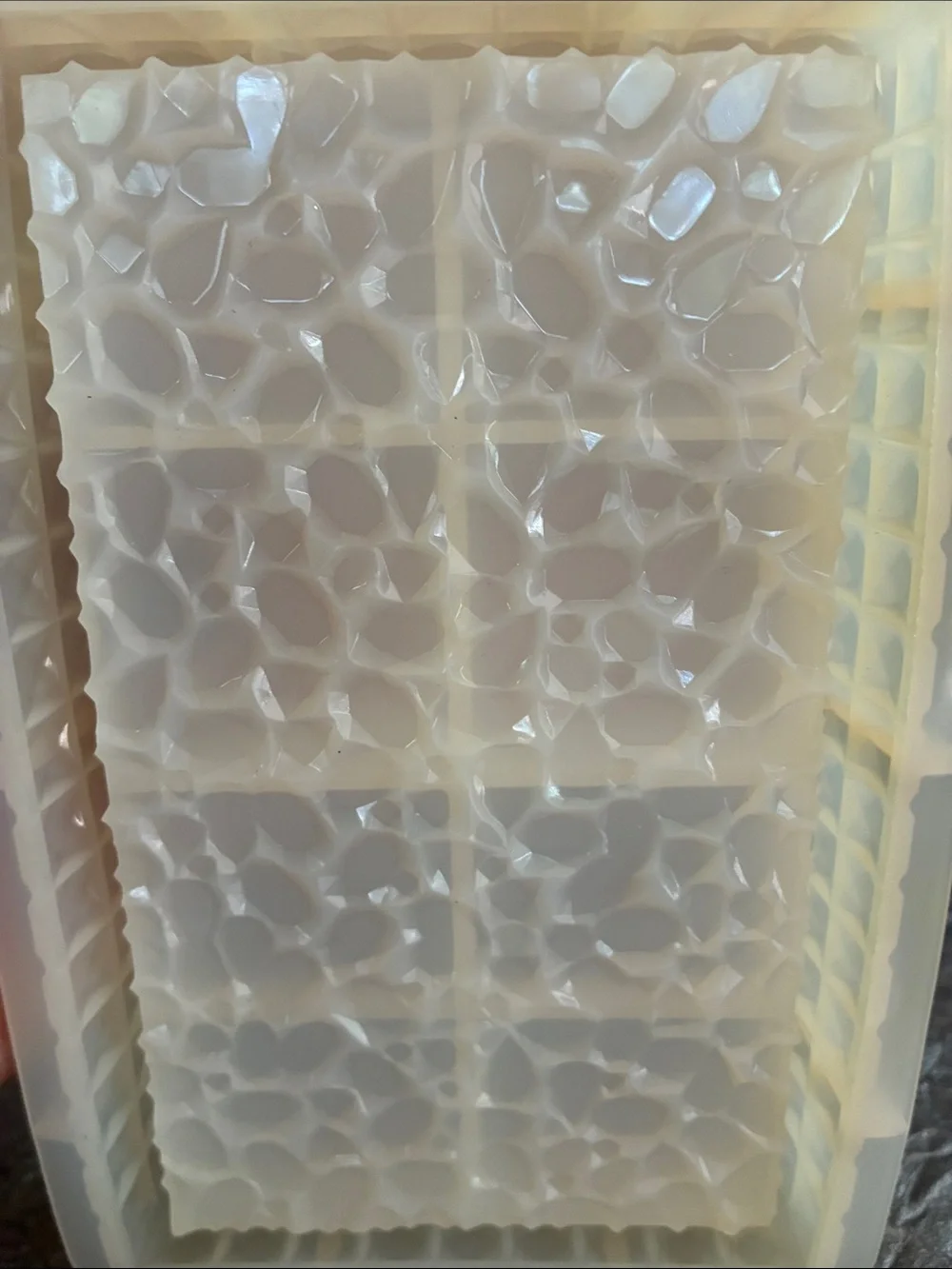 Textured Tray Mold - white